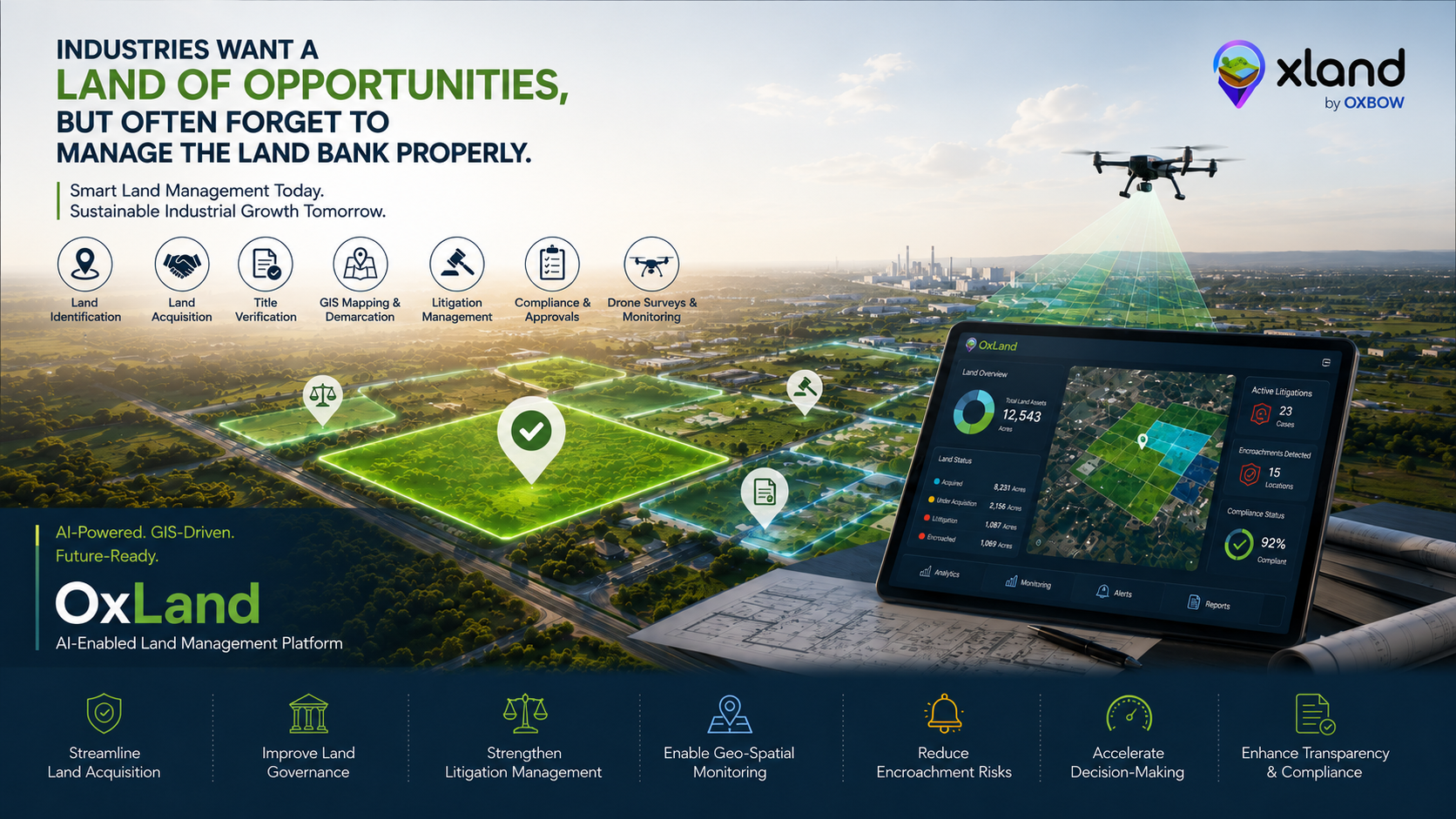 Industries Want a "Land of Opportunities," But Often Forget to Manage the Land Bank Properly